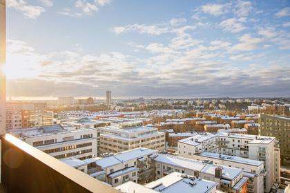 Balkong eller utsiktsbild