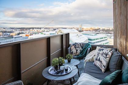 Balkong eller utsiktsbild