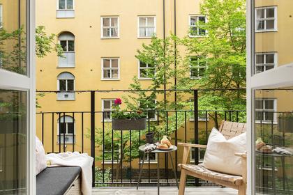 Balkong eller utsiktsbild