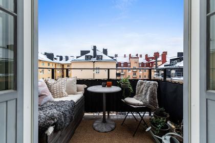 Balkong eller utsiktsbild