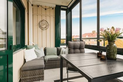 Balkong eller utsiktsbild