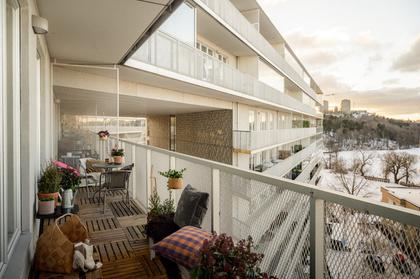 Balkong eller utsiktsbild