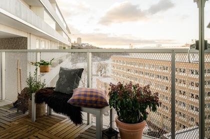 Balkong eller utsiktsbild