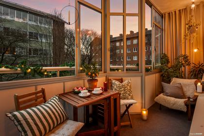 Balkong eller utsiktsbild