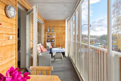 Balkong eller utsiktsbild