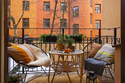 Balkong eller utsiktsbild