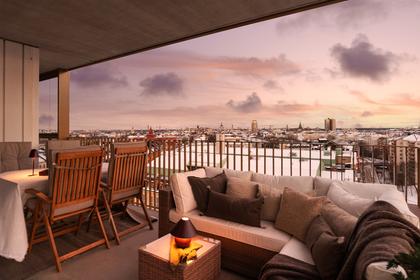 Balkong eller utsiktsbild