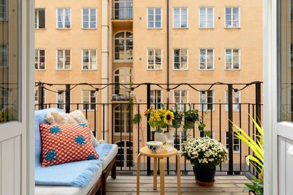 Balkong eller utsiktsbild