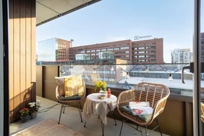 Balkong eller utsiktsbild