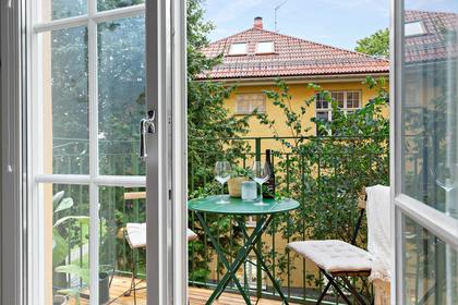 Balkong eller utsiktsbild