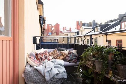 Balkong eller utsiktsbild