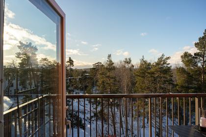 Balkong eller utsiktsbild