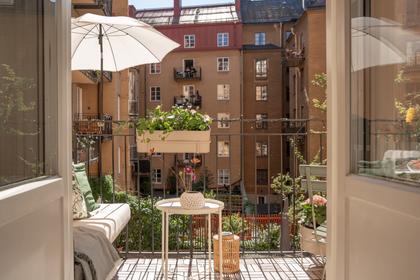 Balkong eller utsiktsbild