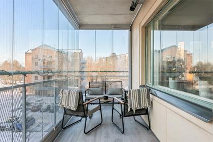 Balkong eller utsiktsbild