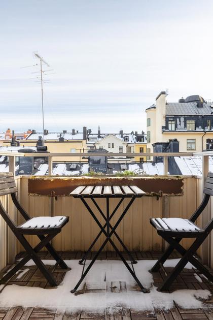 Balkong eller utsiktsbild