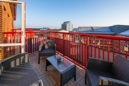 Balkong eller utsiktsbild