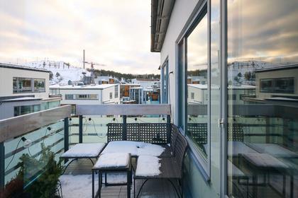 Balkong eller utsiktsbild