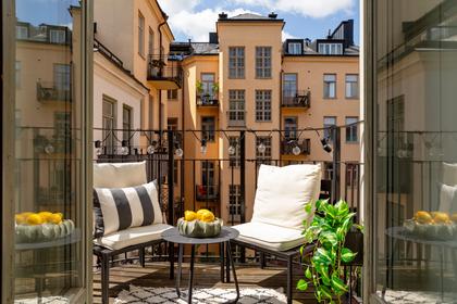 Balkong eller utsiktsbild