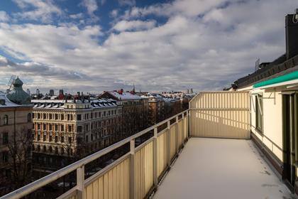 Balkong eller utsiktsbild