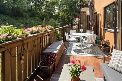 Balkong eller utsiktsbild