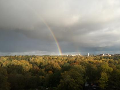 Balkong eller utsiktsbild