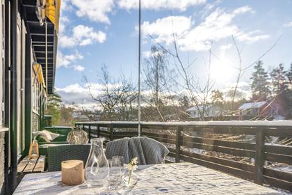 Balkong eller utsiktsbild