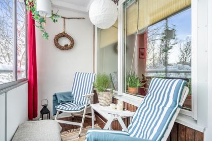 Balkong eller utsiktsbild