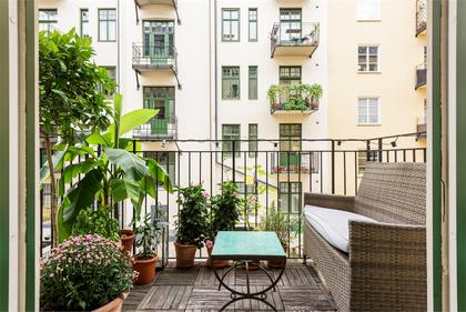 Balkong eller utsiktsbild