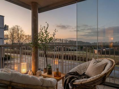 Balkong eller utsiktsbild