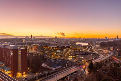 Balkong eller utsiktsbild
