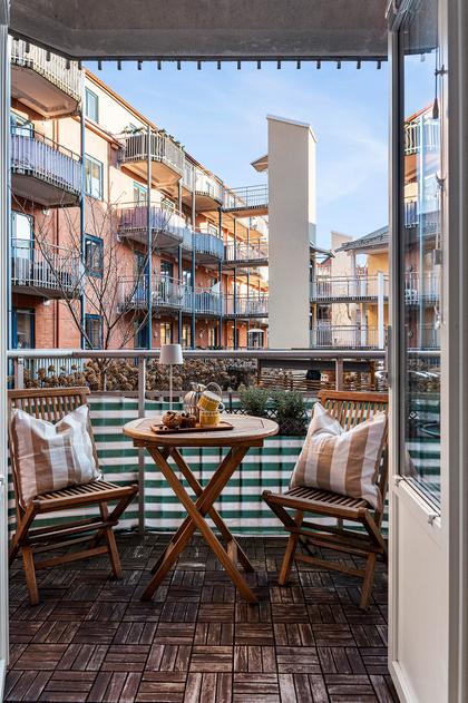 Balkong eller utsiktsbild