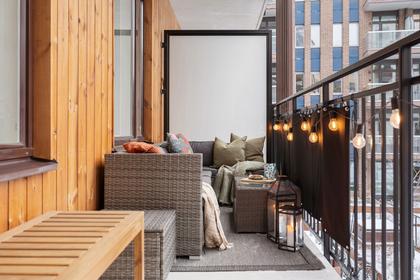 Balkong eller utsiktsbild