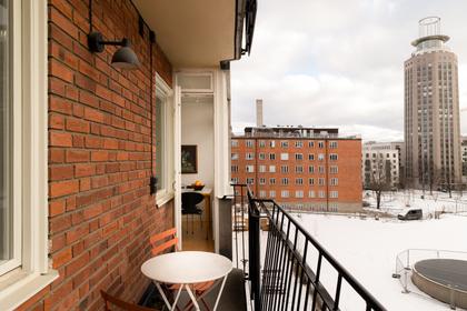 Balkong eller utsiktsbild