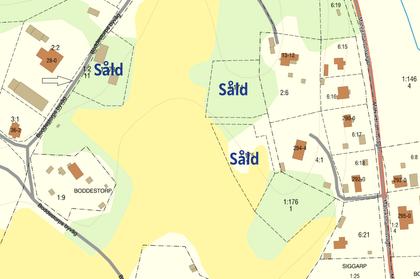 Illustrerad karta över fastigheten eller området