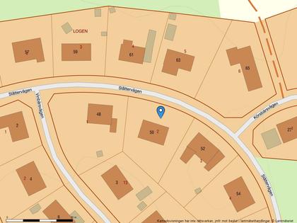 Illustrerad karta över fastigheten eller området