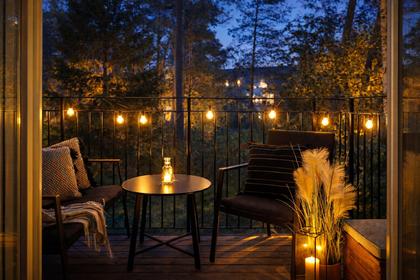 Balkong eller utsiktsbild