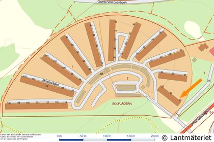 Illustrerad karta över fastigheten eller området