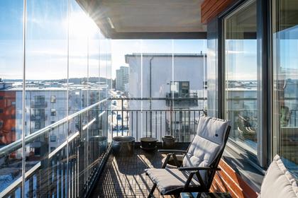 Balkong eller utsiktsbild