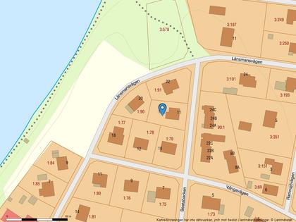 Illustrerad karta över fastigheten eller området