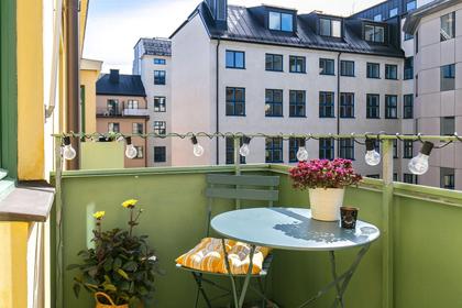 Balkong eller utsiktsbild