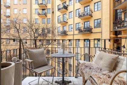 Balkong eller utsiktsbild