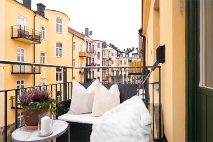 Balkong eller utsiktsbild