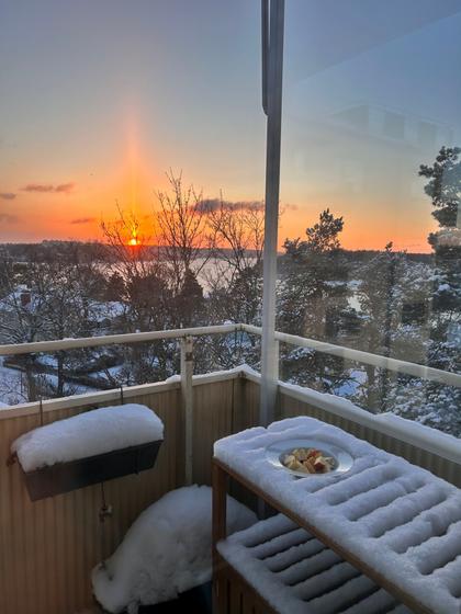 Balkong eller utsiktsbild