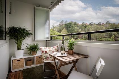 Balkong eller utsiktsbild