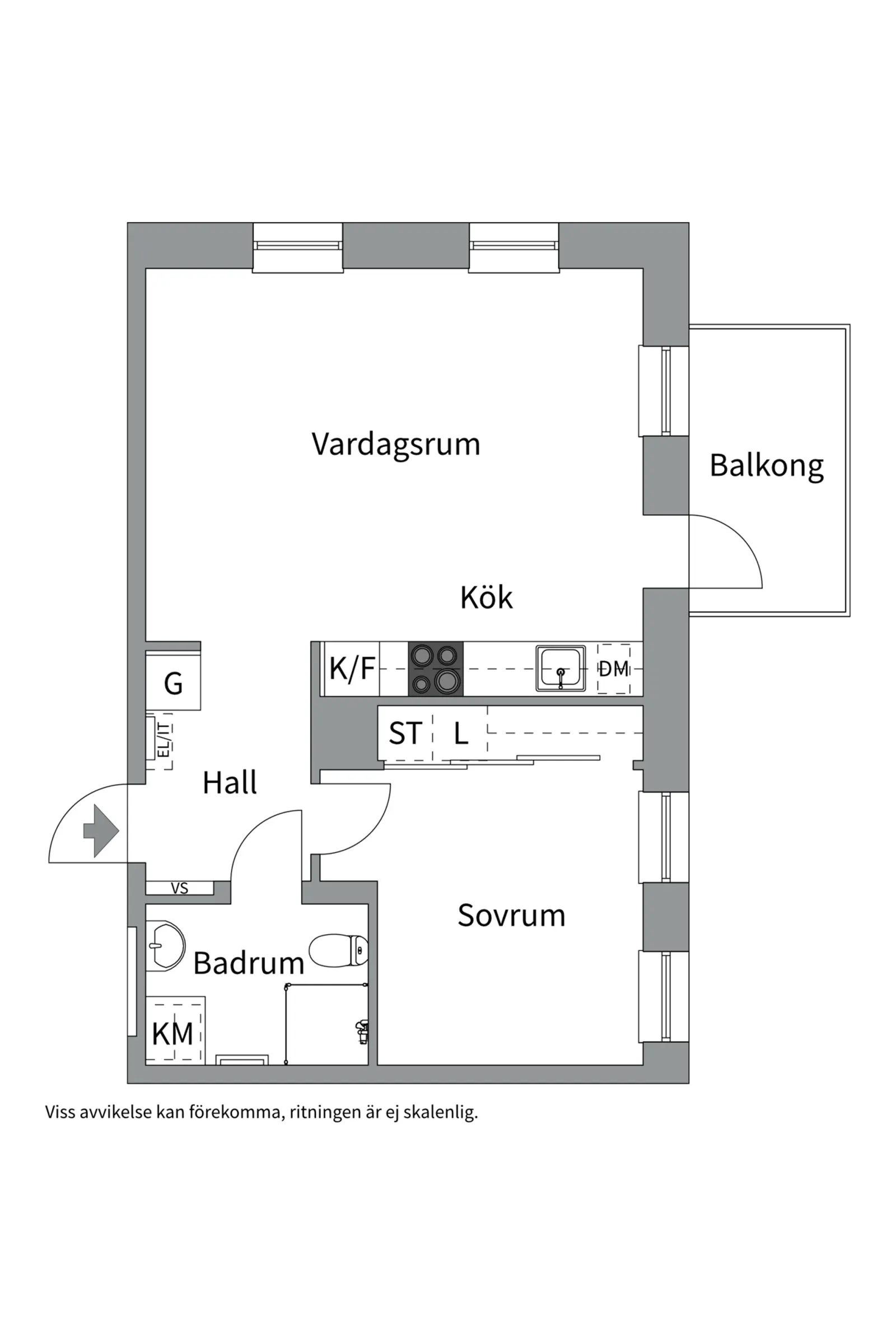Planritning för Lokomobilvägen 2G