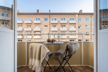 Balkong eller utsiktsbild