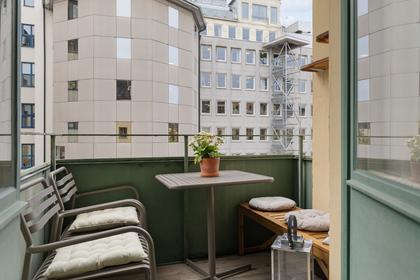 Balkong eller utsiktsbild