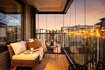 Balkong eller utsiktsbild