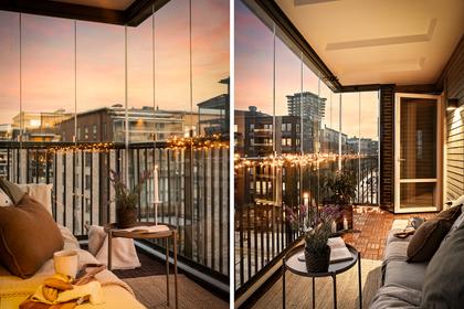 Balkong eller utsiktsbild