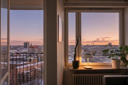 Balkong eller utsiktsbild